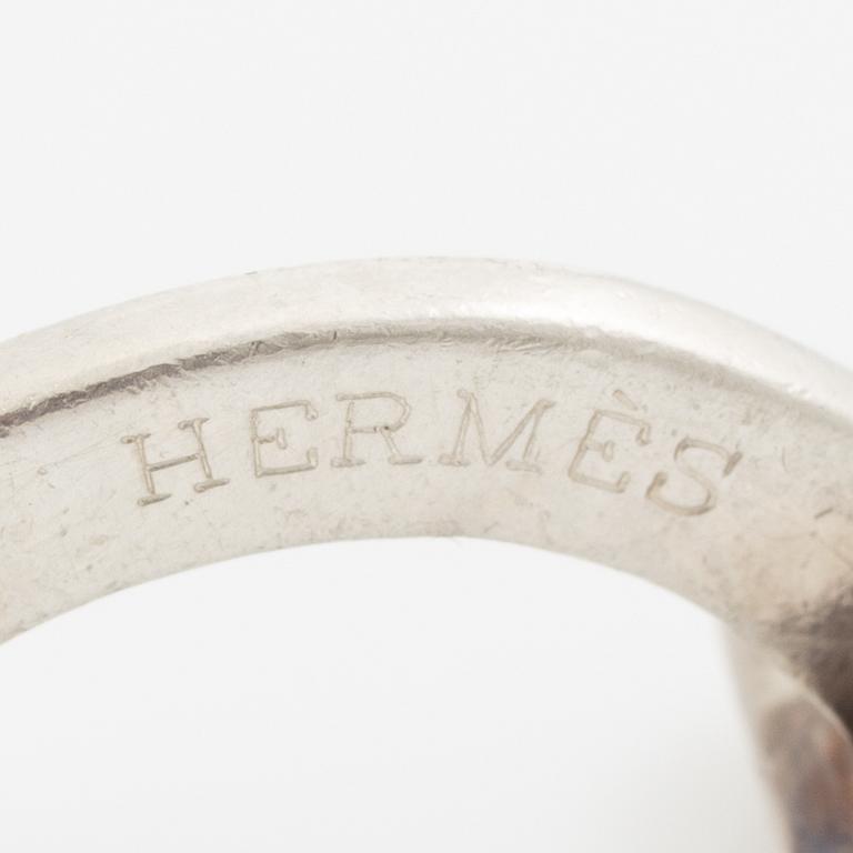 Hermès, manschettknappar, sterling silver.