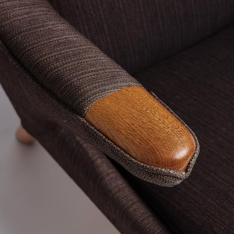 Hans J. Wegner, a 'Papa bear' easy chair, AP-stolen, Denmark, 1950s-1960s. Designed in 1952.