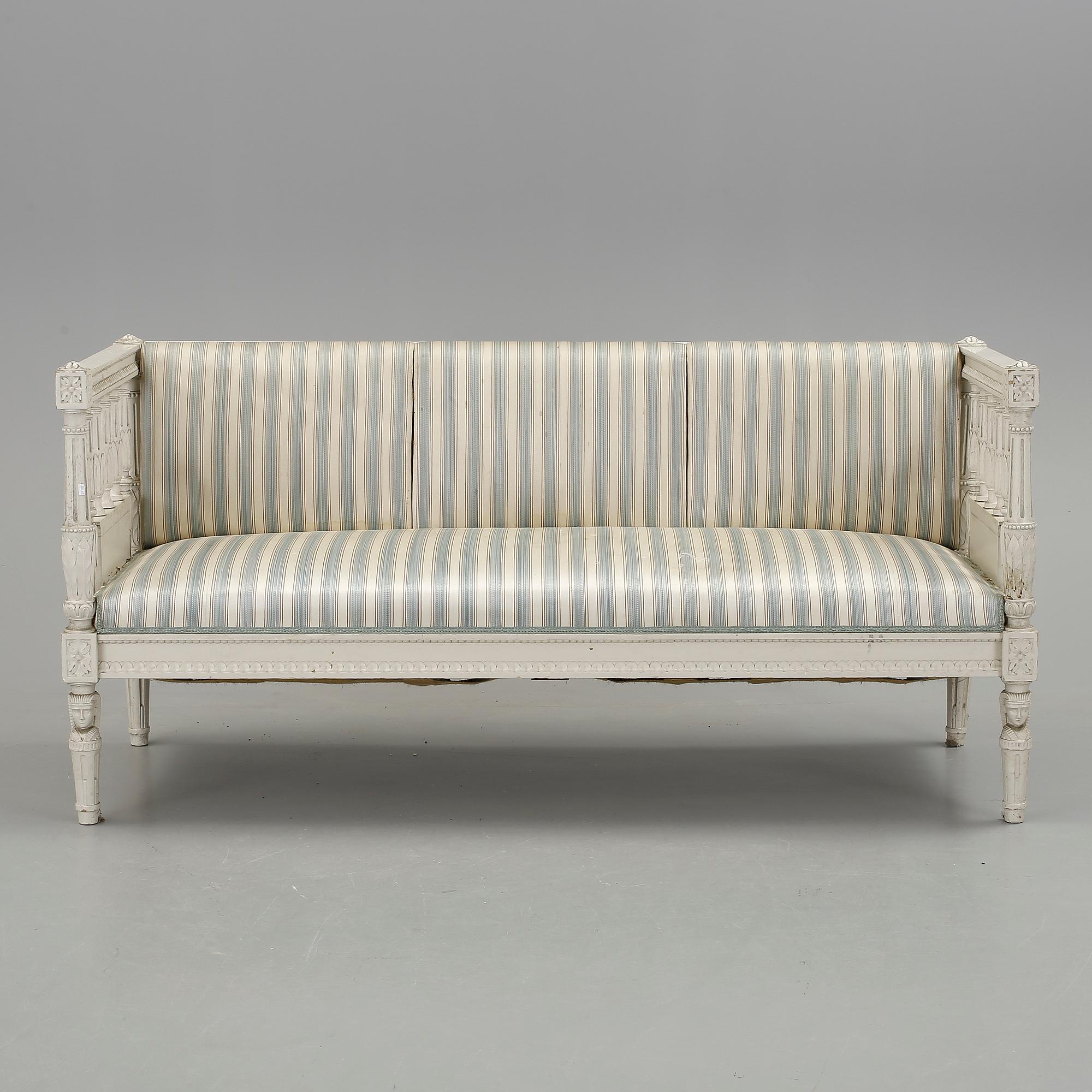 SOFFA, sengustaviansk stil, 1900-talets första kvartal.