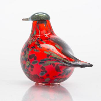 Oiva Toikka, A glass bird, signed O. Toikka Nuutajärvi.