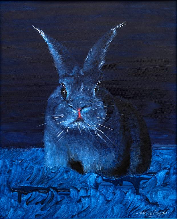 Pan Xuecheng, Rabbit in Blue.