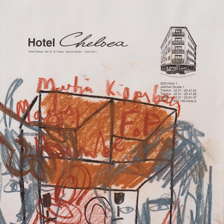 Martin Kippenberger, 'Untitled (Hotel Chelsea)'.