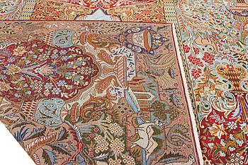 A Kazak carpet, c. 383 x 292 cm.