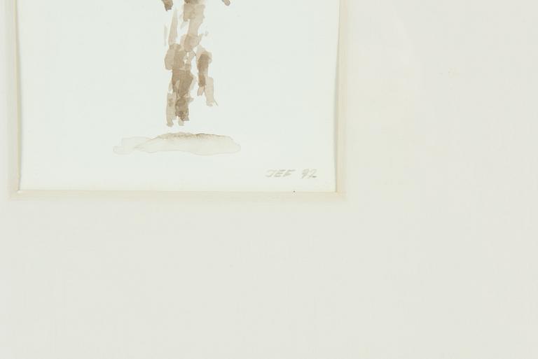 John-E Franzén, Standing model.