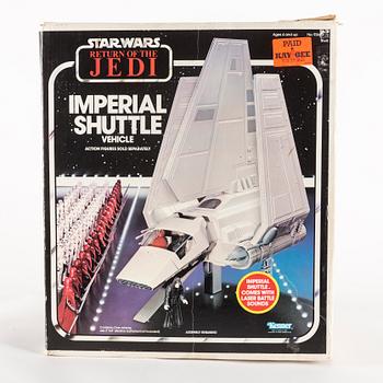 STAR WARS, Imperial Shuttle vehicle i kartong, Kenner, 1984.