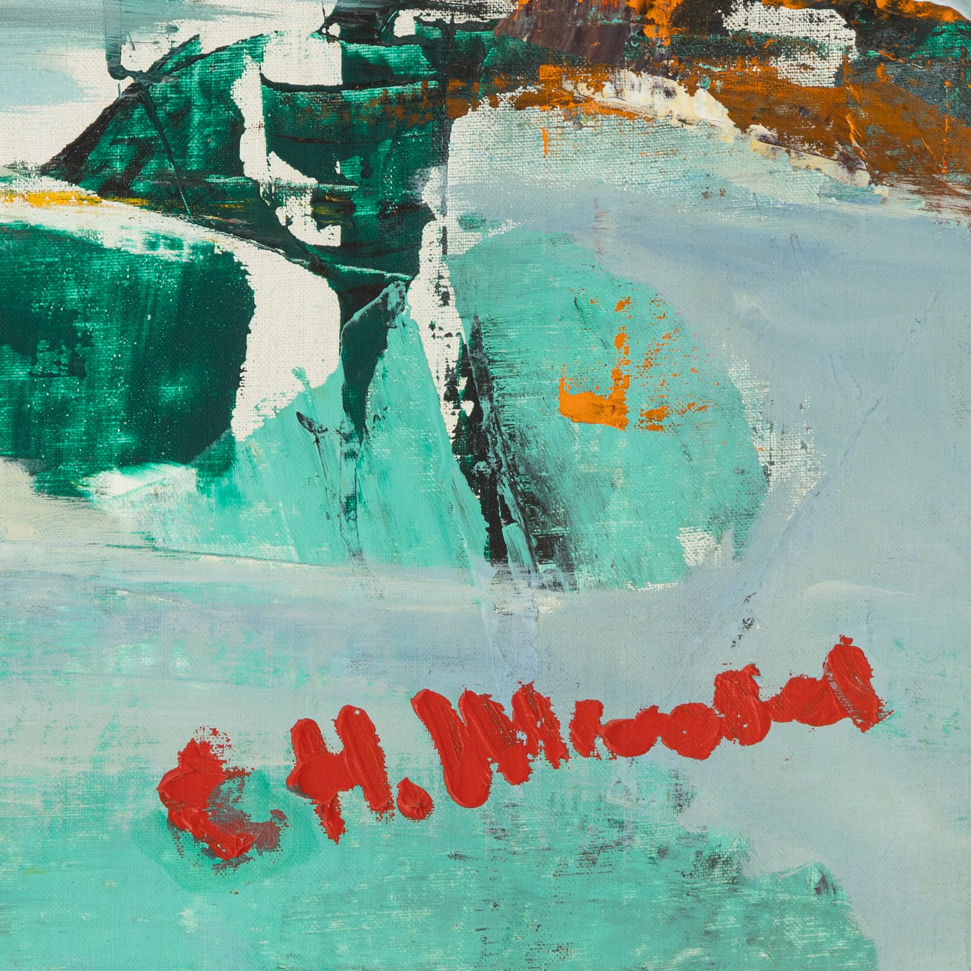 Helmut Mantel, oil on canvas, signed.