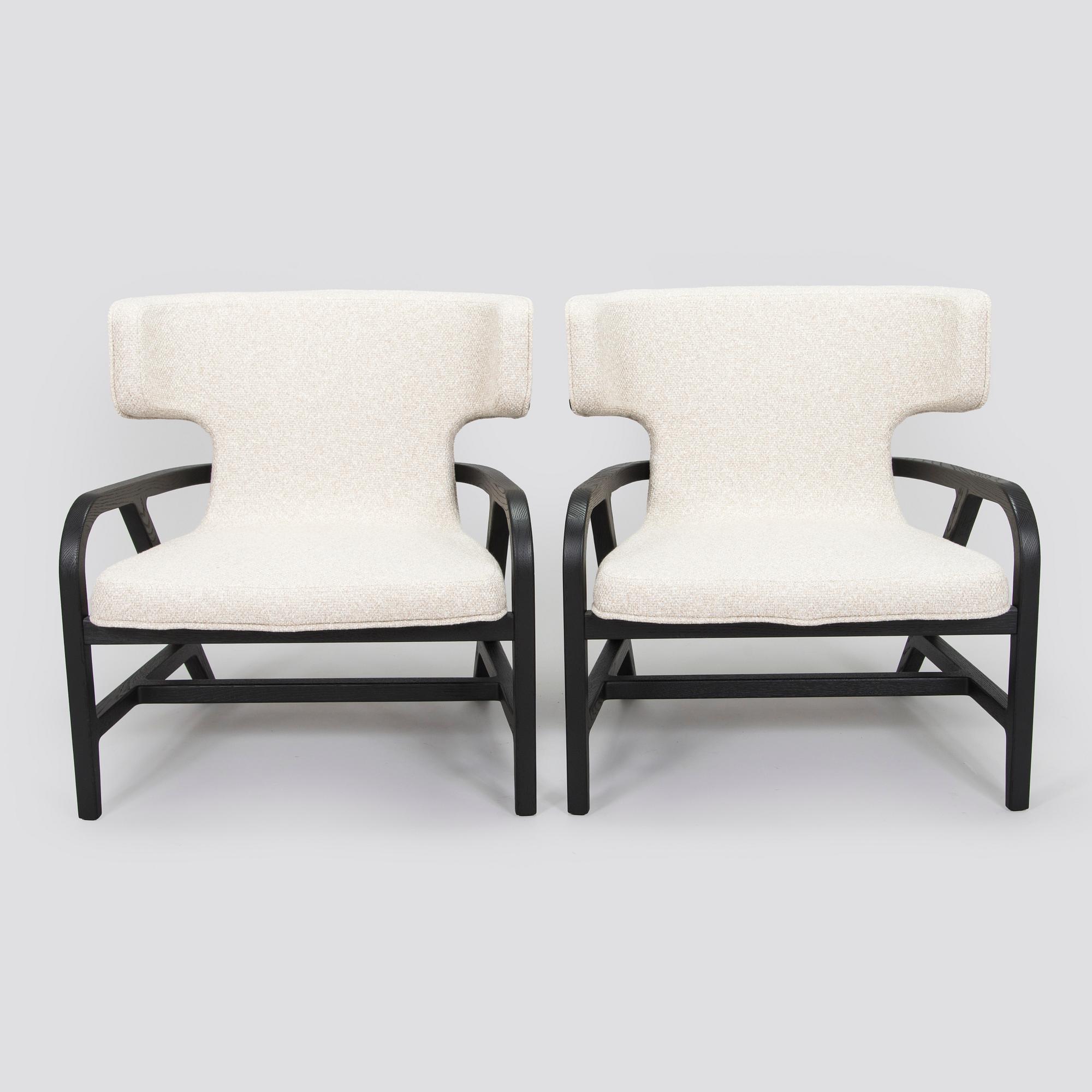 Antonio Citterio, fåtöljer, ett par "Fulgens", Maxalto, Italien.