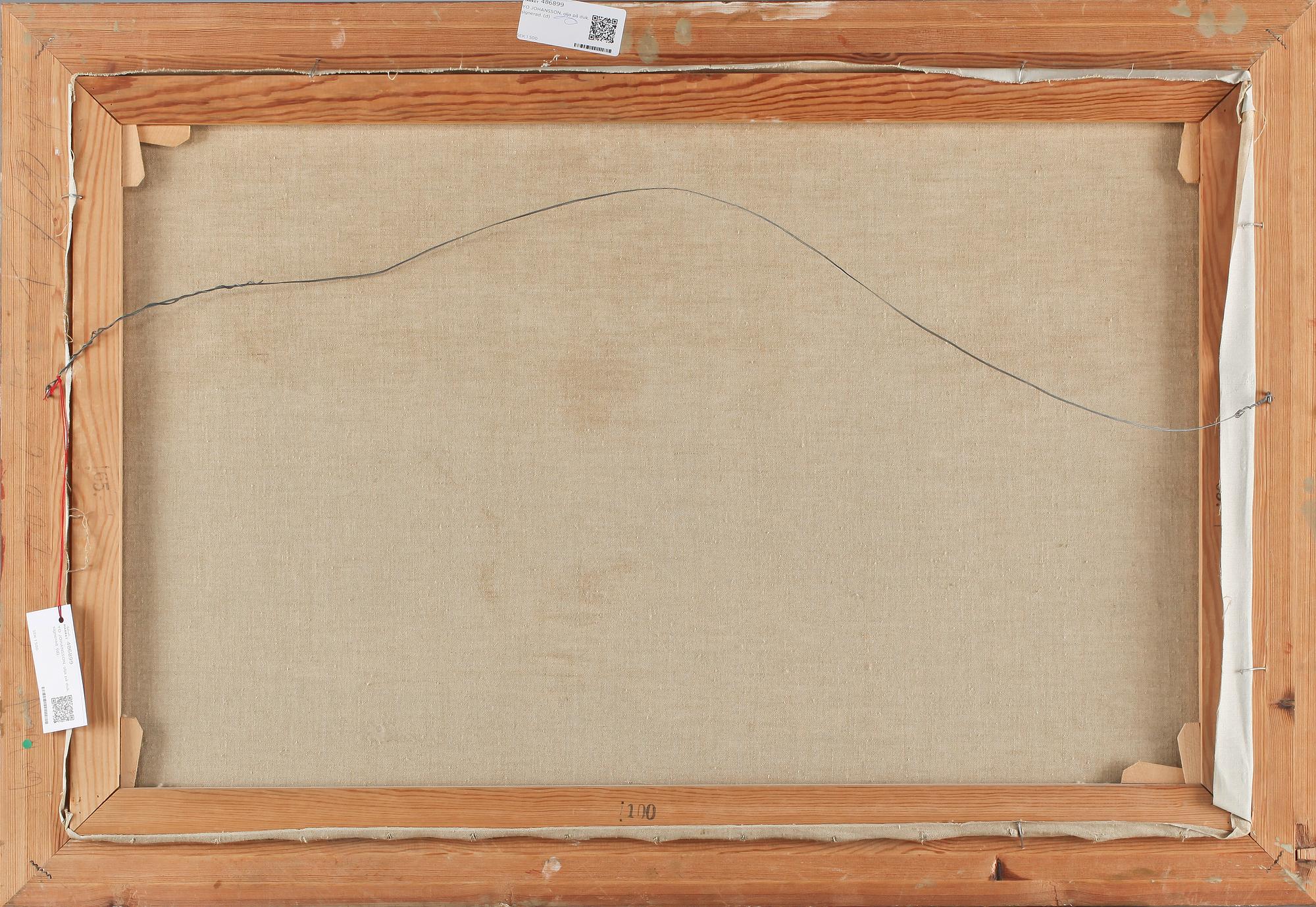 YO JOHANSSON, olja på duk, signerad.