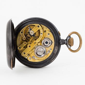 POCKET WATCH, 69 mm, calendar,