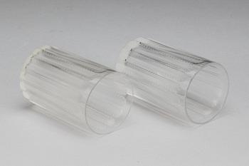 VASER, ett par, glas. Lalique.