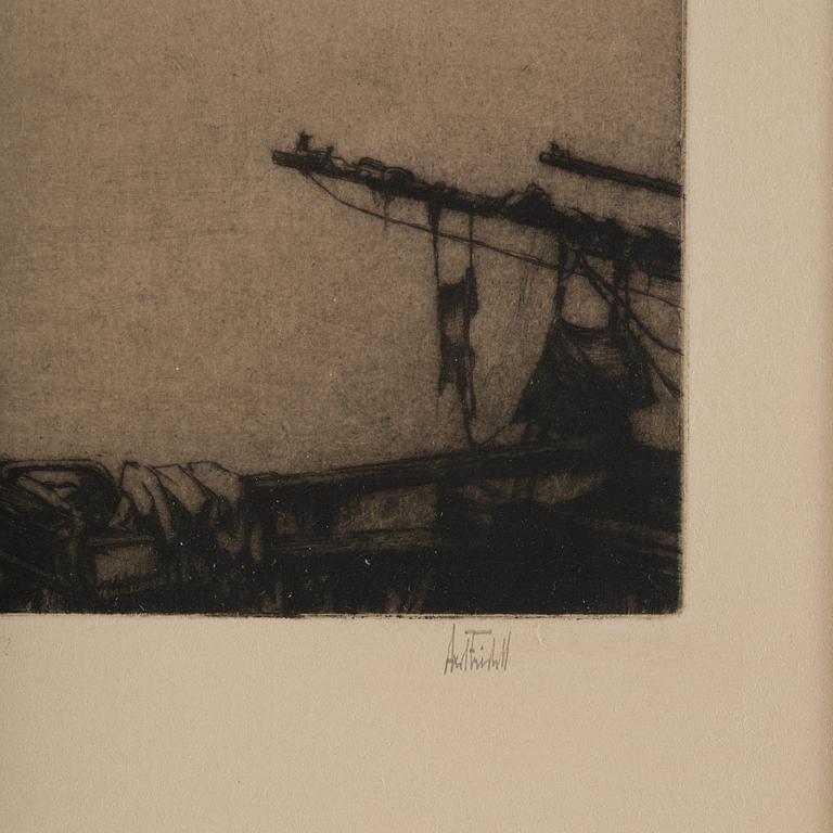 Axel Fridell, "Bergsund" (II state).