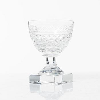 Elis Bergh, glasservis, 107 delar, "Kent", Kosta Boda.