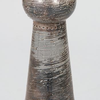 Aldo Londi, a mid-20th-century ceramic floor lamp /table lamp for Bitossi, Italy.
