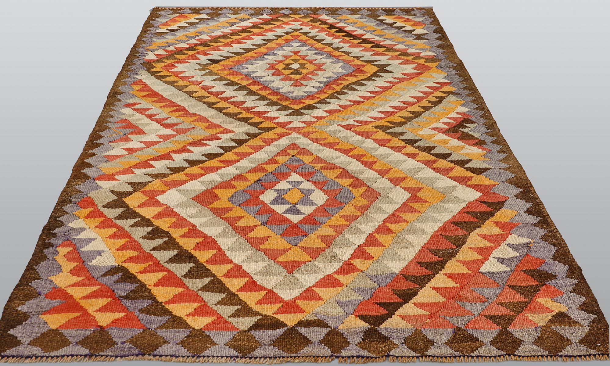 Matta, Persisk Nomad Kelim, ca 273 x 165 cm.