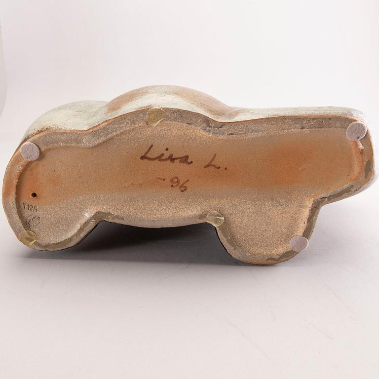 Lisa Larson, a signed and dated -96 stoneware sculpture.