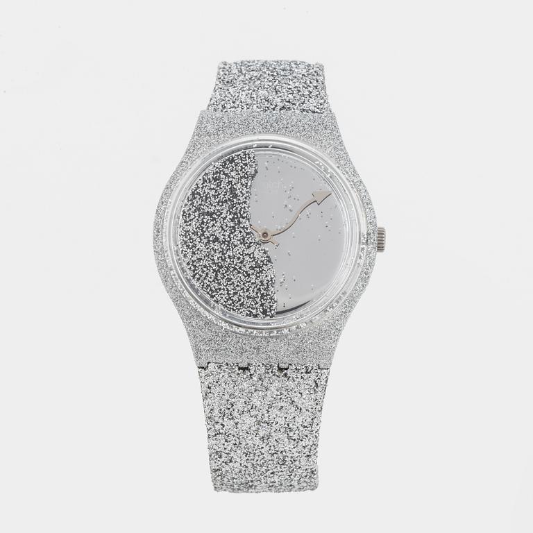 SWATCH, Christmas Specials, Mille Stelle, wristwatch, 33.9 mm.