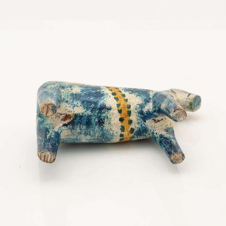 Dalahäst, allmoge. 1930-40-tal. Rytterfamiljen, Bergkarlås.