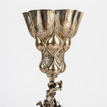 Ragnar Ericson druvpokal barockstil silver Malmö 1939.