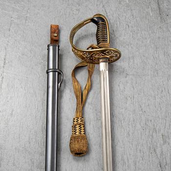 A Swedish cavalry officer's sword 1893 pattern.