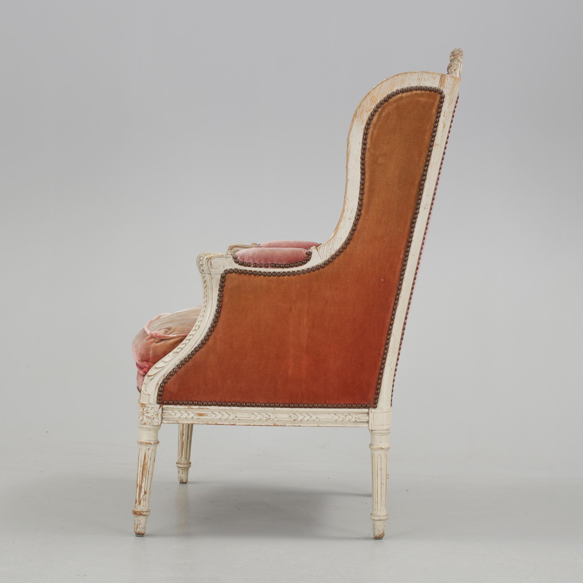 BERGERE, Louis XVI-stil, omkring 1800-talets slut.