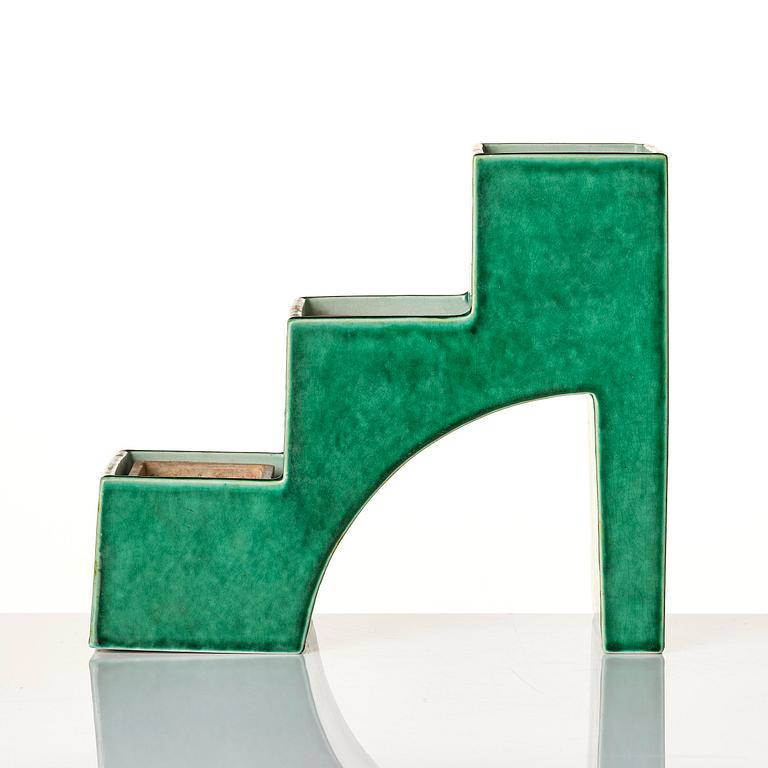 Wilhelm Kåge, a rare "Puzzle" cactus planter model 975/9, Gustavsberg, 1930s.
