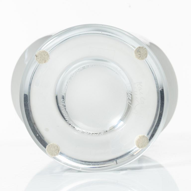 Marianne Lindberg De Geer, a glass vase, Kosta Boda, ed. 8/30.