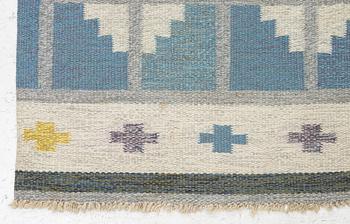 Ingegerd Silow, matta, rölakan, ca 239 x 153 cm, signerad IS.