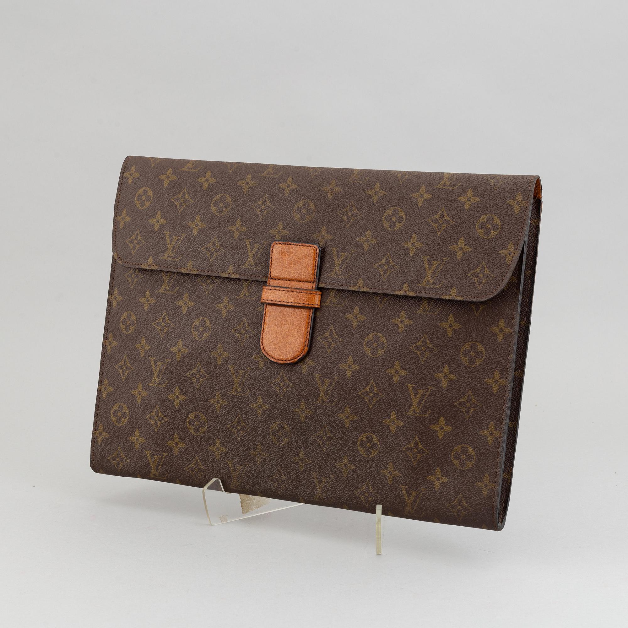 Louis Vuitton, a monogram canvas briefcase.