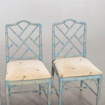 A SET OF FOUR MIRANDA OF SWEDEN CHAIRS.