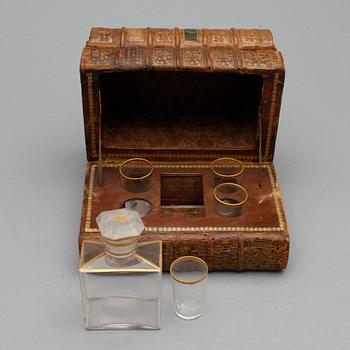 BOKGÖMMA / SCHATULL, sent 1800-tal.