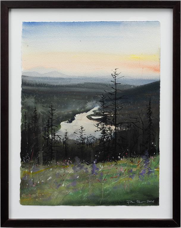 Peter Eugén, View over Åresjön.