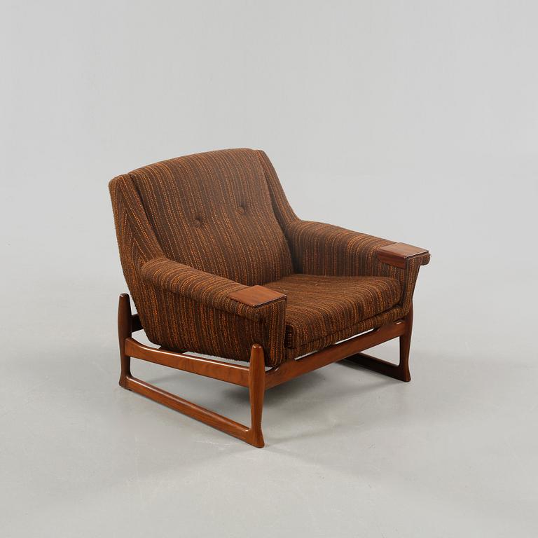 A chair, model "Excellent", designed by Johannes Andersen for Trensums Fåtöljbabrik approx 1961.