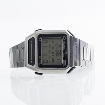 OMEGA, Sensor Quartz, stål, tidigt 1980-tal.