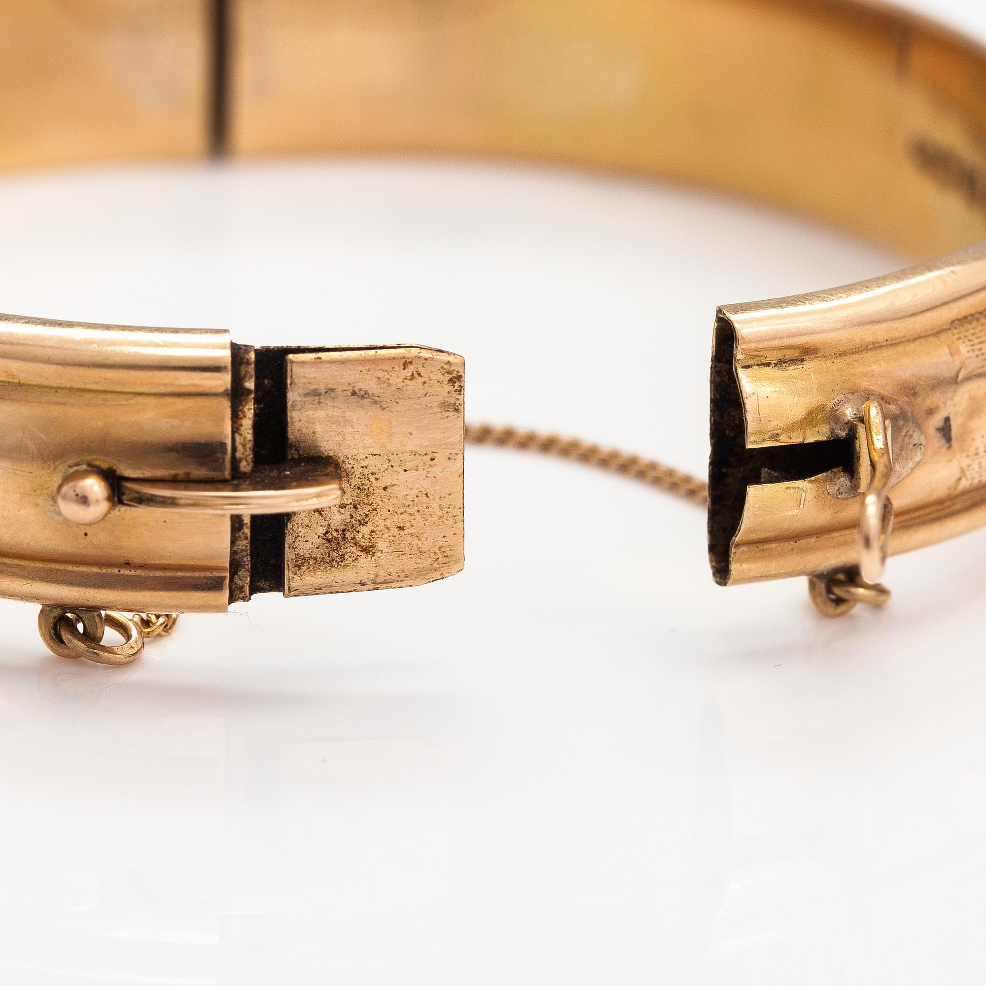 A 14K gold bracelet. Ny Toivo, Helsinki 1955.
