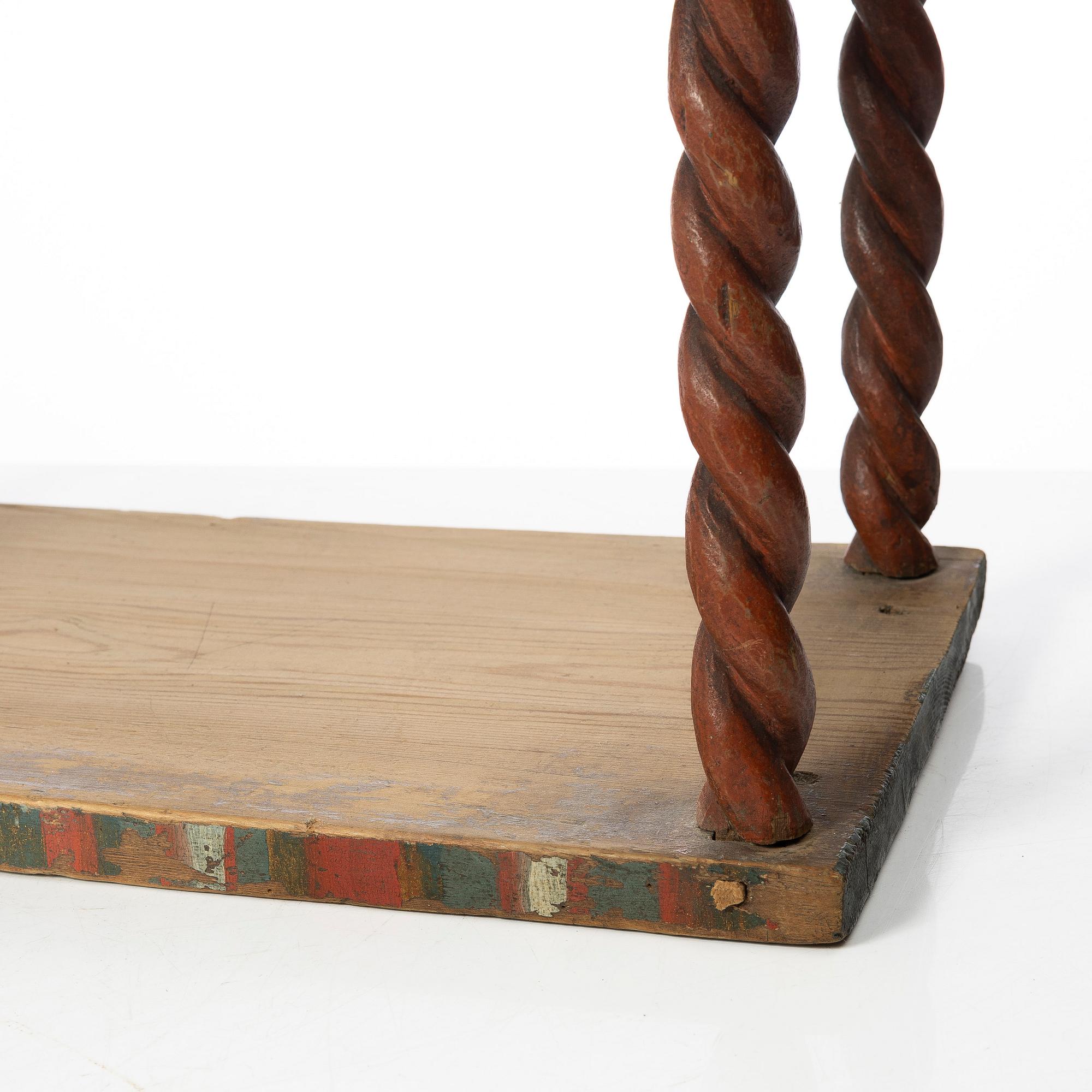 Shelf, Folk art, Jämtland. 19th century. Marked BOD.