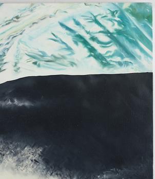 Christine Keefe, akryl på duk, signerad och daterad -88 a tergo.