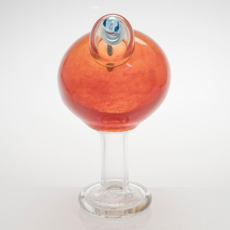 Oiva Toikka, glasfågel, signerad Oiva Toikka IITTALA SCOPE 20 v. 2020 109/500.