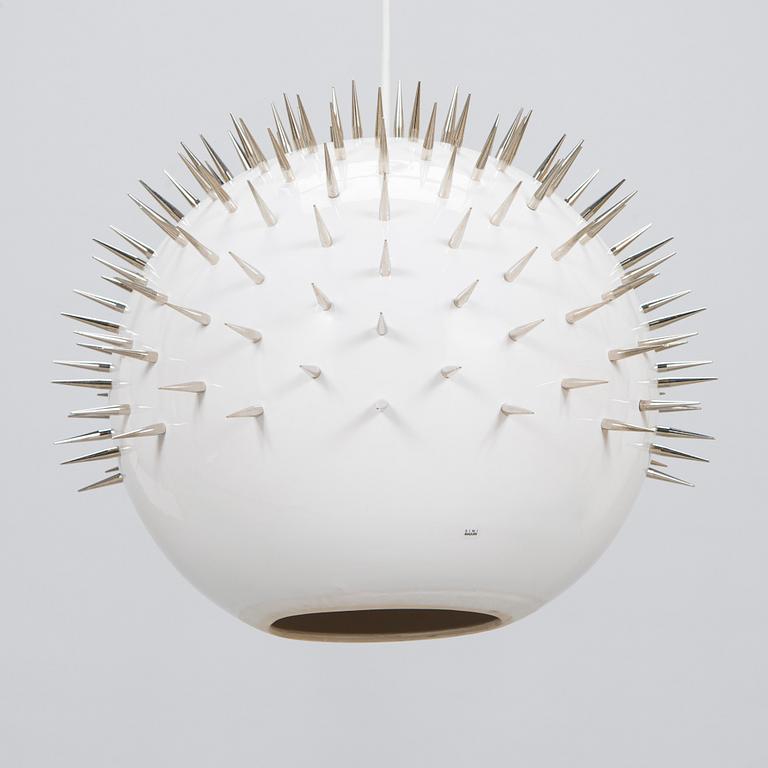 Sini Majuri, unique, pendant lamp, "Spike" signed Sini Majuri, Lapinlahti/Helsinki 2018.