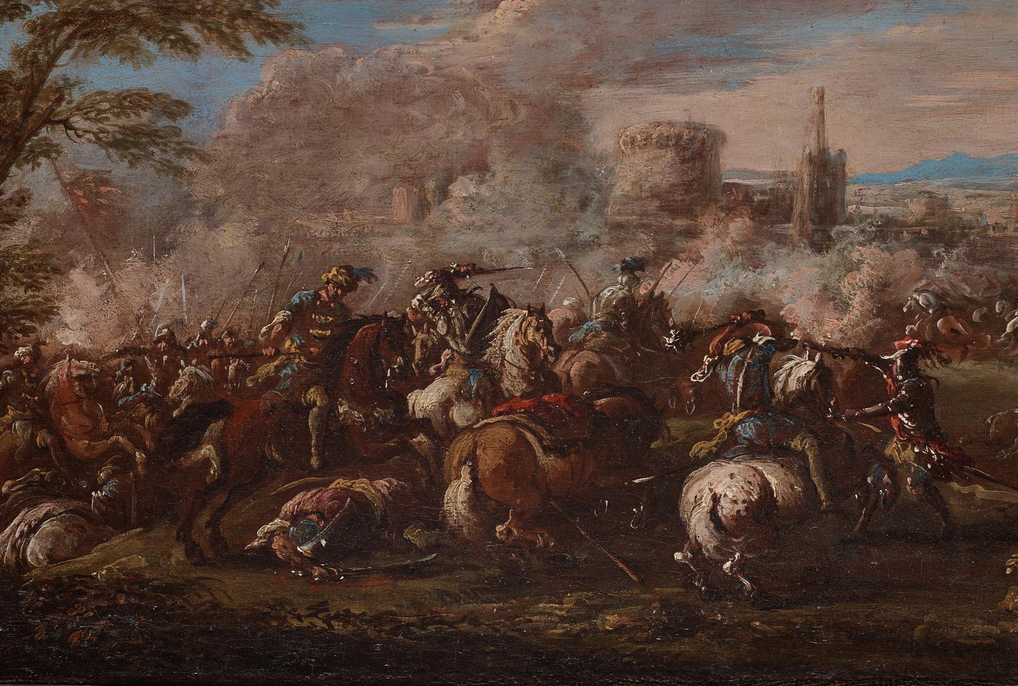 Francesco Graziani ("Ciccio"), Batalj mellan ottomaner och kristna.