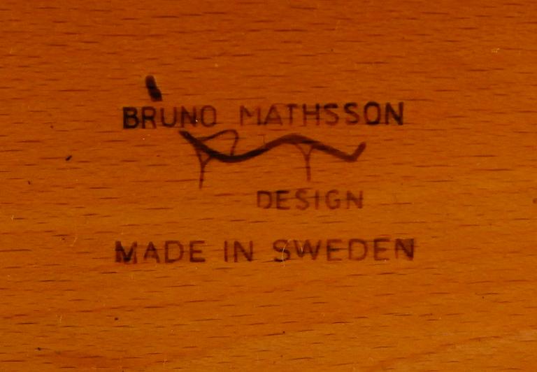 VILSTOL, "Pernilla" Bruno Mathsson, 1900-talets andra hälft.