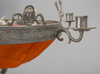 TAKAMPEL, tenn, empirstil, utländska stämplar, 1920-tal.