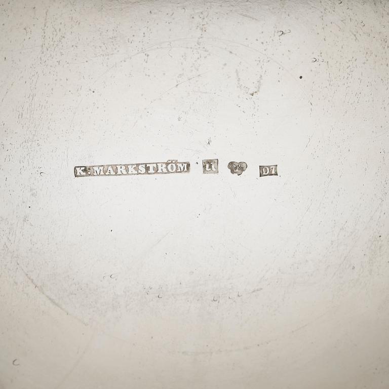 POKALVAS, silver, K Markström, Uppsala 1906. 390gr.