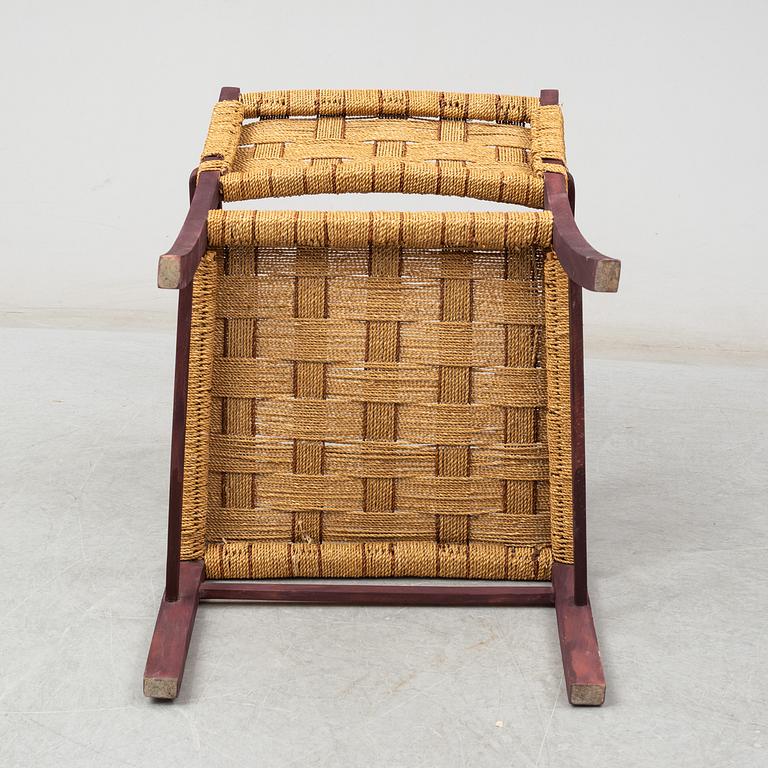 AXEL LARSSON, a stained beech armchair from Bodafors, 1930's.