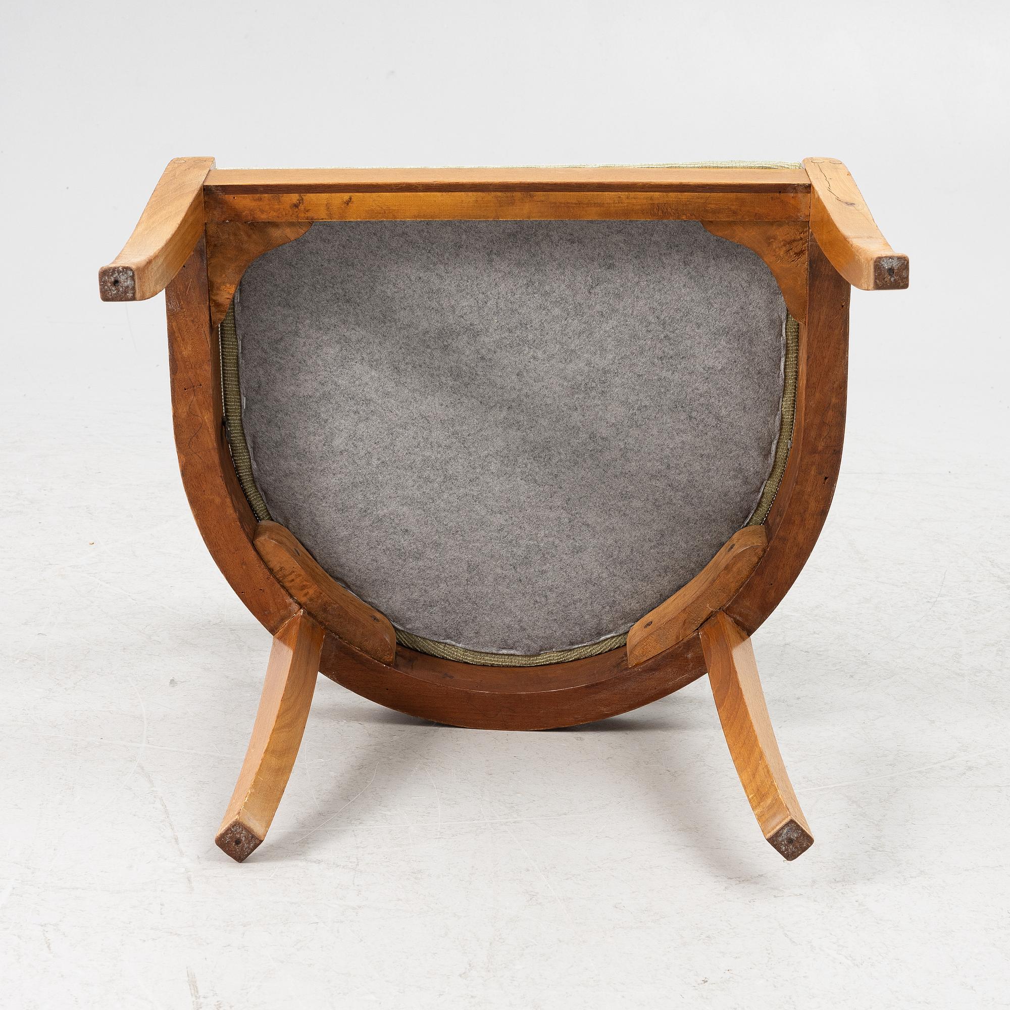 Desk chair, Karl Johan, 19th century.