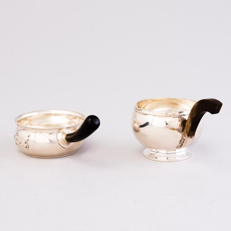 Three Danish silver bowls, two with mark of Grann & Laglye and one marked Christian F. Heise, 1922-37.