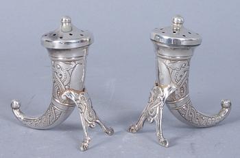 KRYDDKAR, ett par, sterling, Norge. 34 gram.