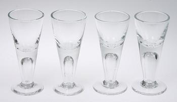 SPETSGLAS, 8 st, 1900-talets mitt.
