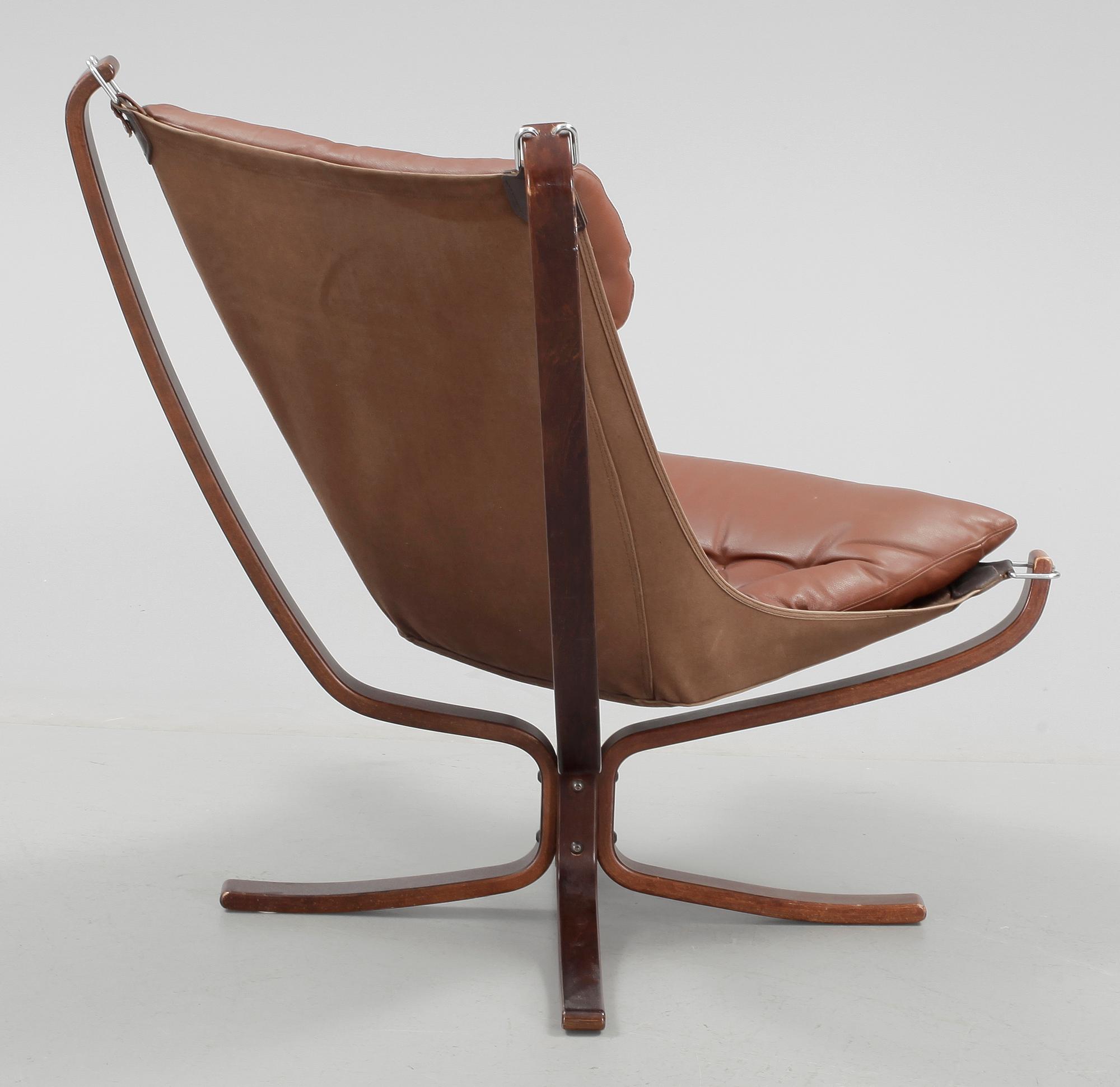 FÅTÖLJ, "Falcon", Sigurd Ressell, Vatne Möbler, Norge, 1970-tal.