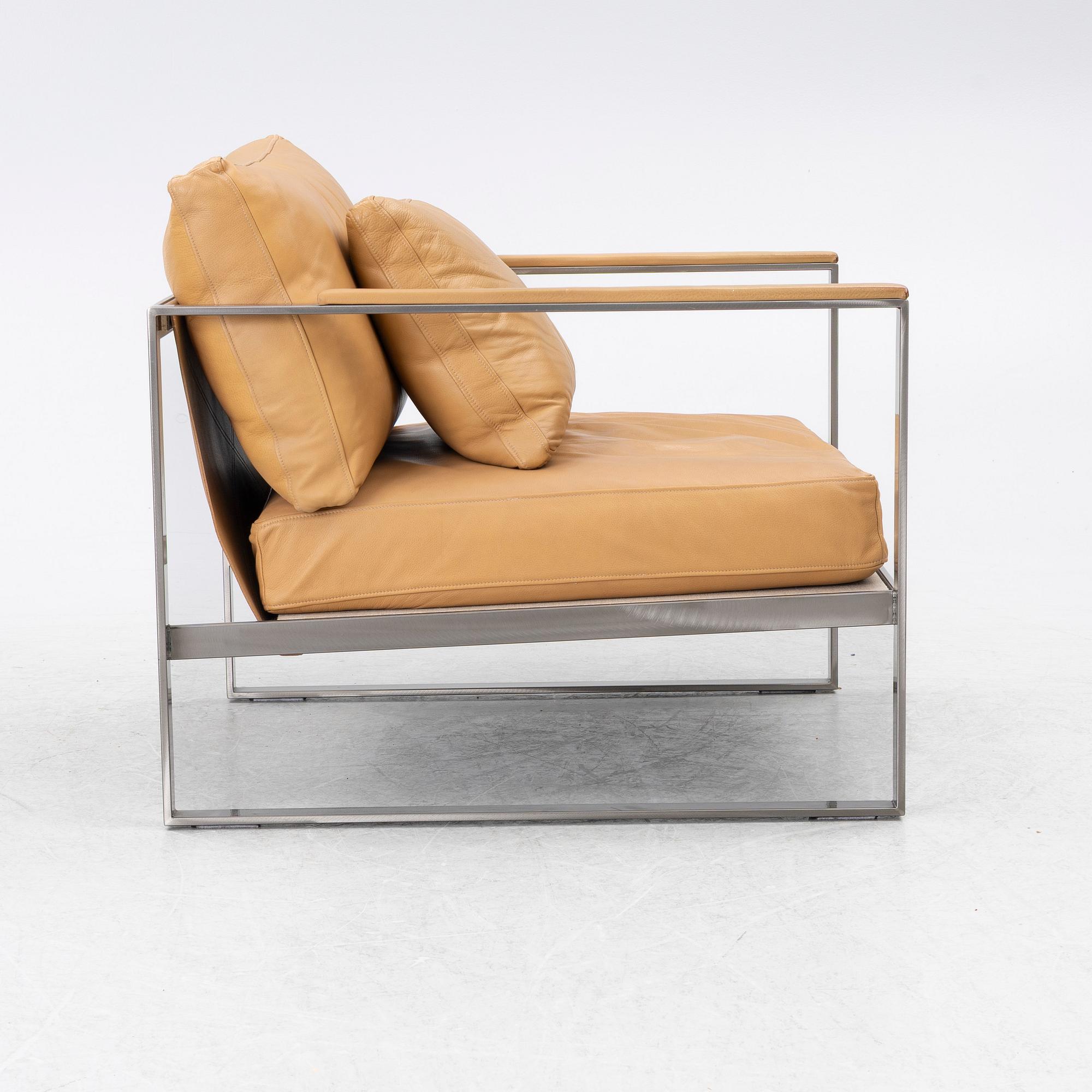 Broberg & Ridderstråle, fåtölj, "Monaco Lounge Chair" Roshults, samtida.