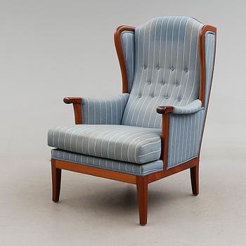 FÅTÖLJ, "Husfadern", Carl Malmsten, Jubileumsmodell nr 470, 1988.
